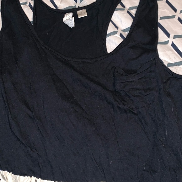 Eloise by Anthropology Large racer back cotton top with 100% silk skirt dress - Picture 9 of 9